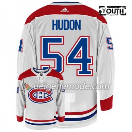 Kinder Eishockey Montreal Canadiens Trikot CHARLES HUDON 54 Adidas Weiß Authentic